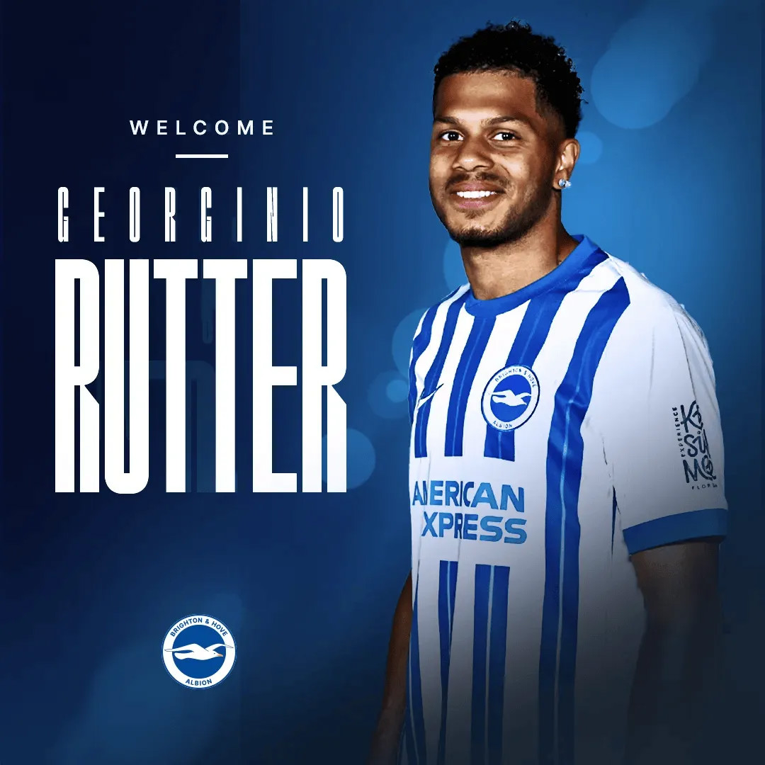 Brighton: Kích hoạt điều khoản giải phóng 40 triệu euro của tiền đạo Georginio Rutter của Leeds United, hai bên ký hợp đồng 5 năm