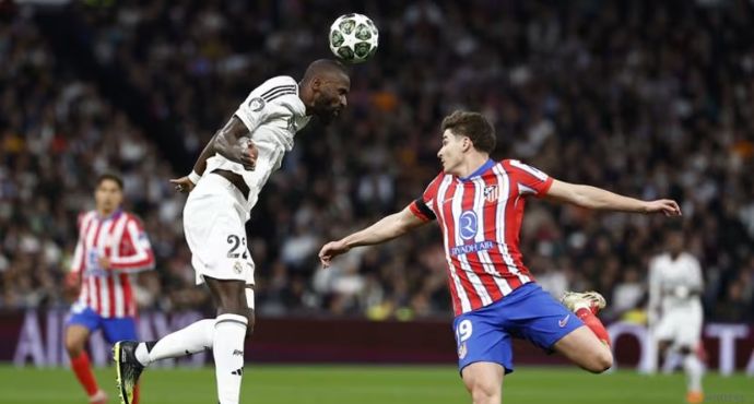 A tense Madrid derby saw Real Madrid secure a narrow 2-1 victory over Atletico in the Champions League Round of 16 first leg