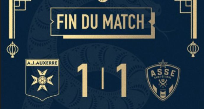Auxerre and Saint-Étienne Draw in Ligue 1 Battle