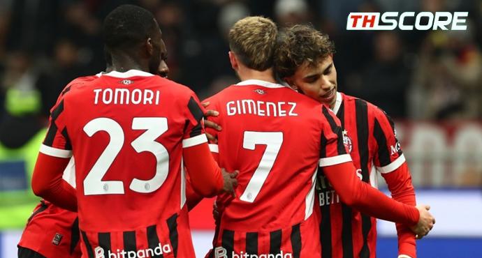 เอซีมิลานชนะโรม่า 3-1 ทะลุเข้ารอบรองโกปปาอีตาเลีย
