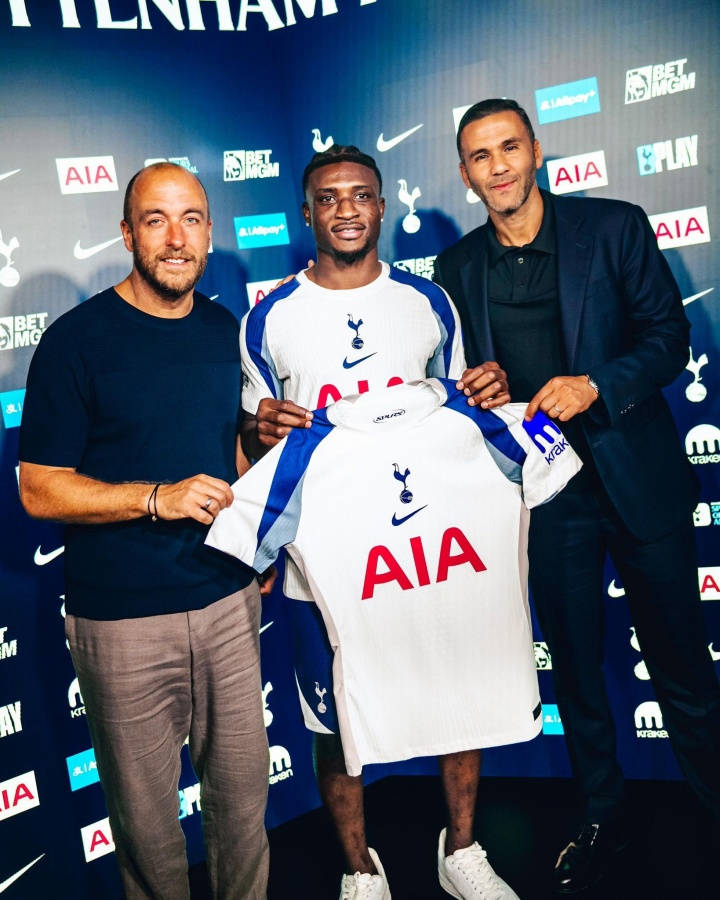Danh sách những hợp đồng đắt giá nhất lịch sử Tottenham: Solanke dẫn đầu với 64,3 triệu euro, Kudus xếp thứ hai với 63,8 triệu euro