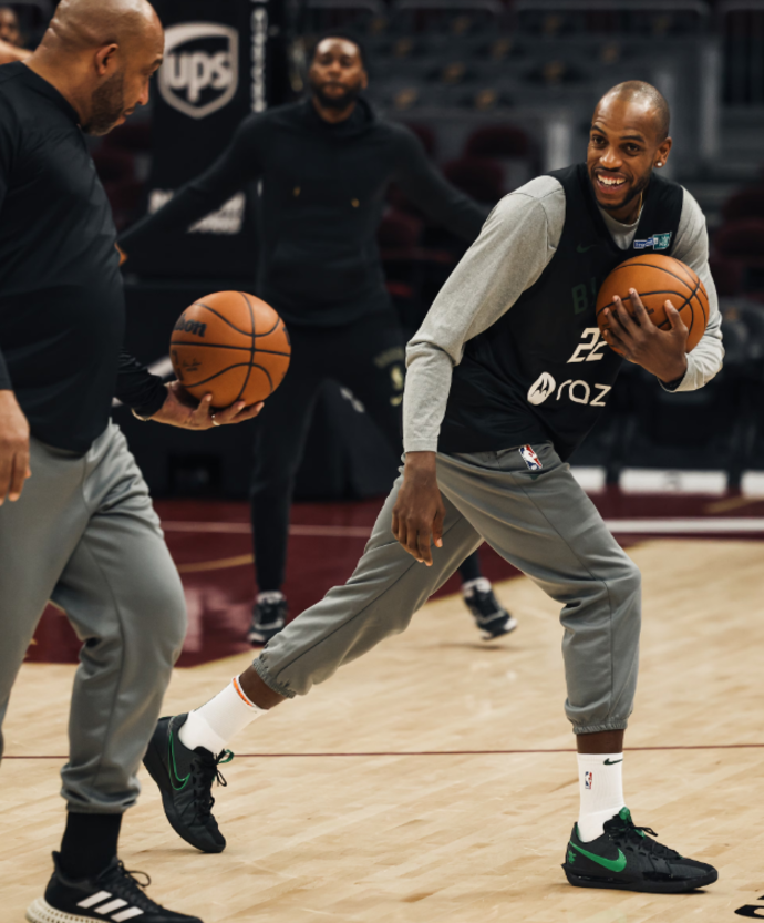 NBA In Photos: Bucks shootaround in Cleveland
