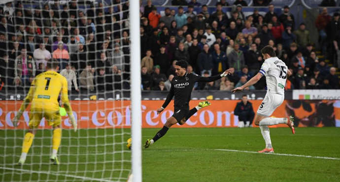 อีเอฟแอลคัพ - สวอนซี ซิตี้ 1-3 แมนเชสเตอร์ ซิตี้