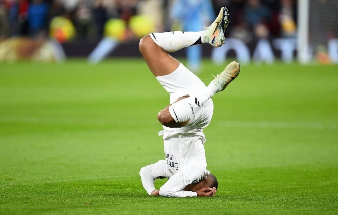 Mbappe chỉ có 1 bàn và 1 kiến tạo sau 5 trận Champions League mùa này, dứt điểm 22 và bàn thắng kỳ vọng là 3,51