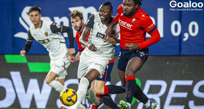 Valencia CF and CA Osasuna battled to a 3-3 draw in a pulsating LALIGA encounter