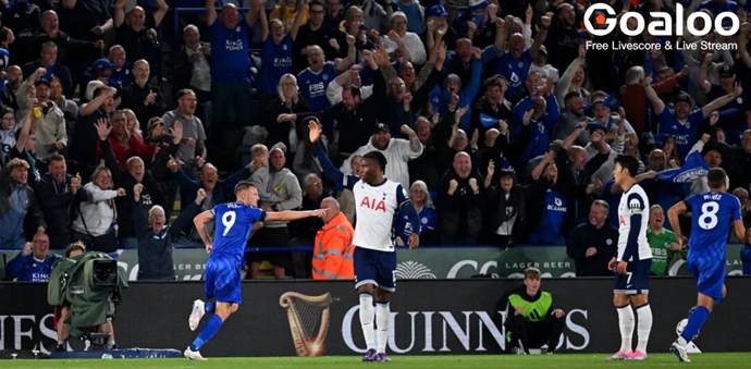 Leicester 1-1 Tottenham: Rodrigo Bentancur stretchered off as Jamie Vardy punishes wasteful Spurs