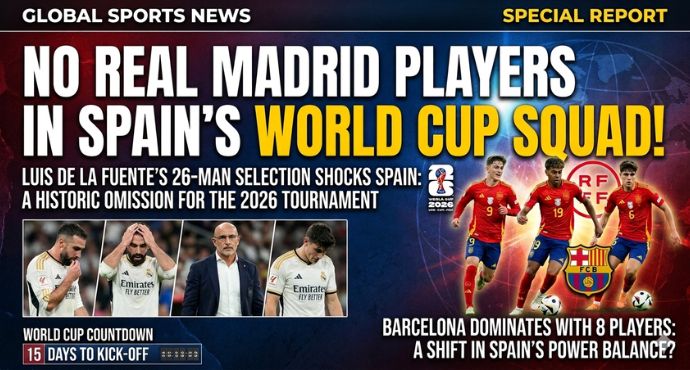 History Made: No Real Madrid Players in Spain’s World Cup Squad for the First Time