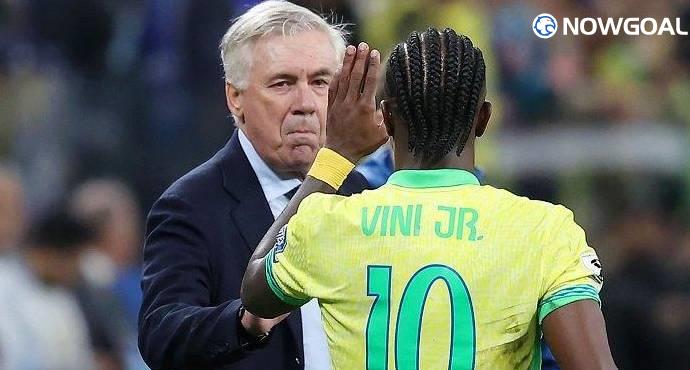 Ancelotti Confident Vinicius Jr. Ready to Carry Brazil’s Iconic No. 10 Jersey into the Future