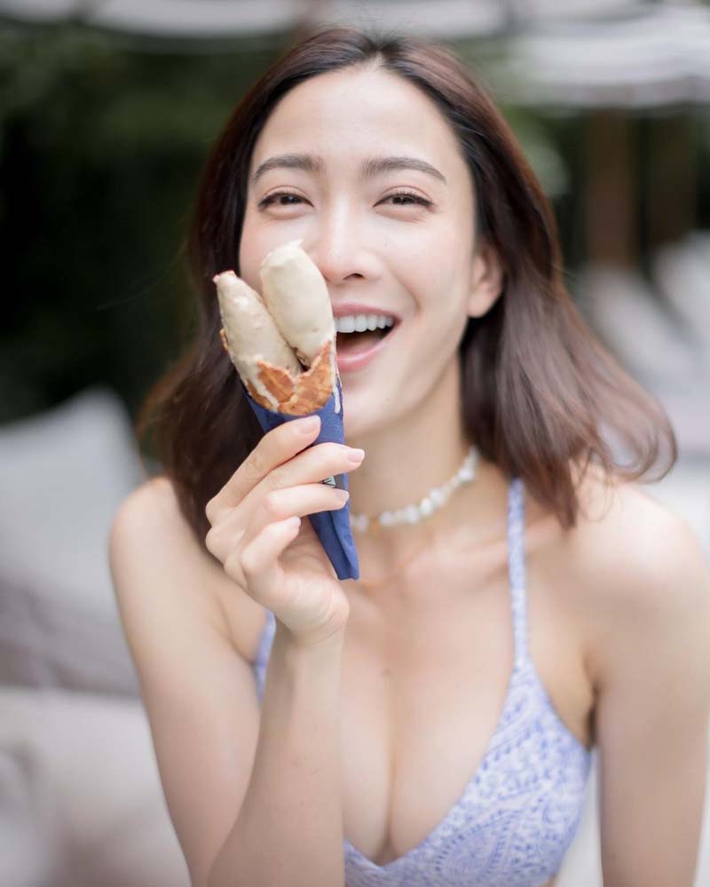 แต้ว ณฐพร แซ่บไม่แผ่ว ล่าสุด มาในชุดกินไอศกรีมที่สวยเซี้ยะที่สุดในสามโลก