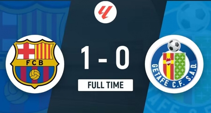 ลาลีกา - บาร์เซโลน่าเอาชนะเกตาเฟ 1-0 คว้าชัยชนะติดต่อกัน 7 นัด