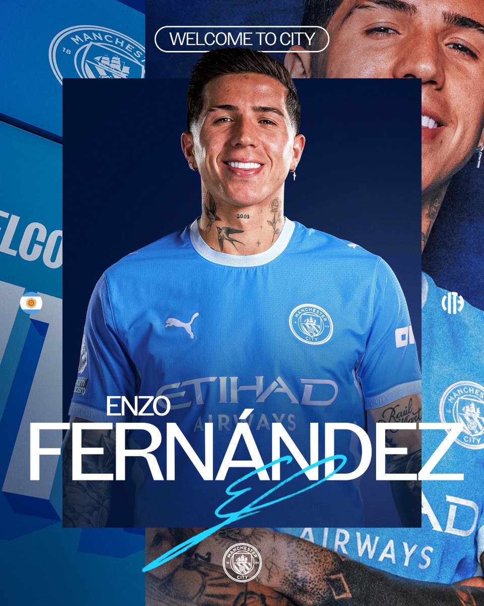 Manchester City Complete £125m Signing of Chelsea Star Enzo Fernández