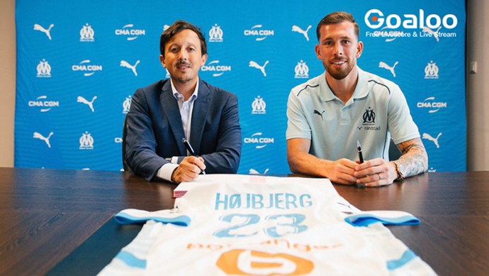 Pierre-Emile Hojbjerg transfer: Tottenham midfielder signs for Ligue 1 club Marseille