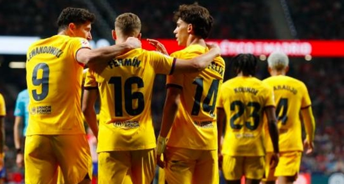 บาร์เซโลน่า ถล่ม แอตเลติโก้ มาดริด 3-0 ขึ้นอันดับสองของลาลีกา