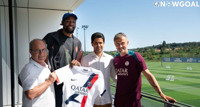 NBA superstar Kevin Durant has become a minority shareholder in Paris Saint-Germain