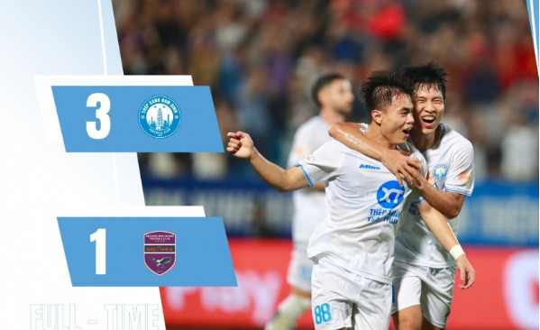 Thắng đậm Bình Dương, Nam Định xây chắc ngôi đầu V-League
