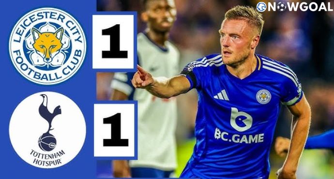 FT:Leicester City 1-1 Tottenham Hotspur