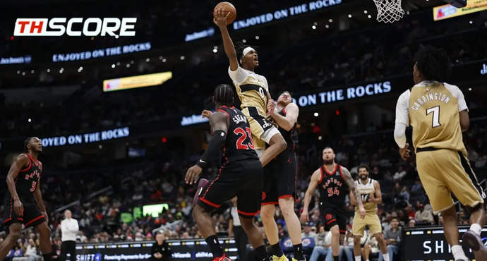 NBA - วอชิงตัน วิซาร์ดส์ 125-134 โทรอนโต แร็ปเตอรส์