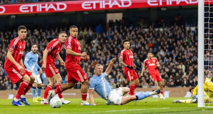 Nottingham Forest Stun Manchester City in Thrilling 2-2 Draw at Etihad