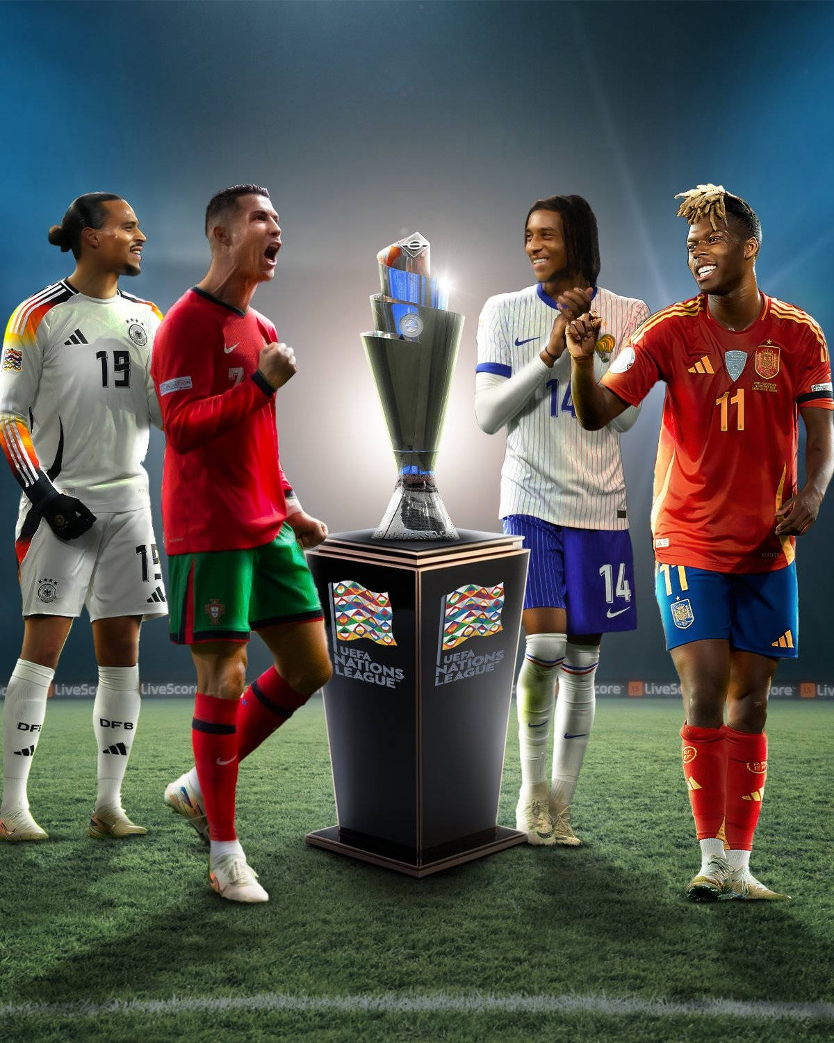 Cặp đấu bán kết UEFA Nations League đã được xác định