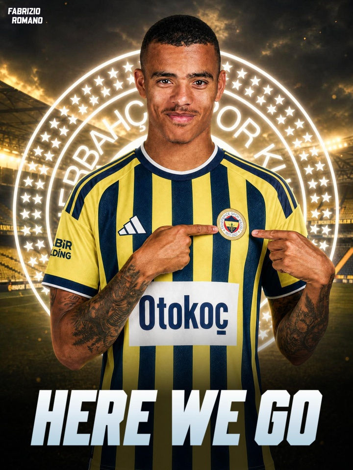 HWG! Romano: Greenwood gia nhập Fenerbahce với tổng giá trị 42 triệu euro, Manchester United thu về hơn 10 triệu từ phí chia sẻ bán lại