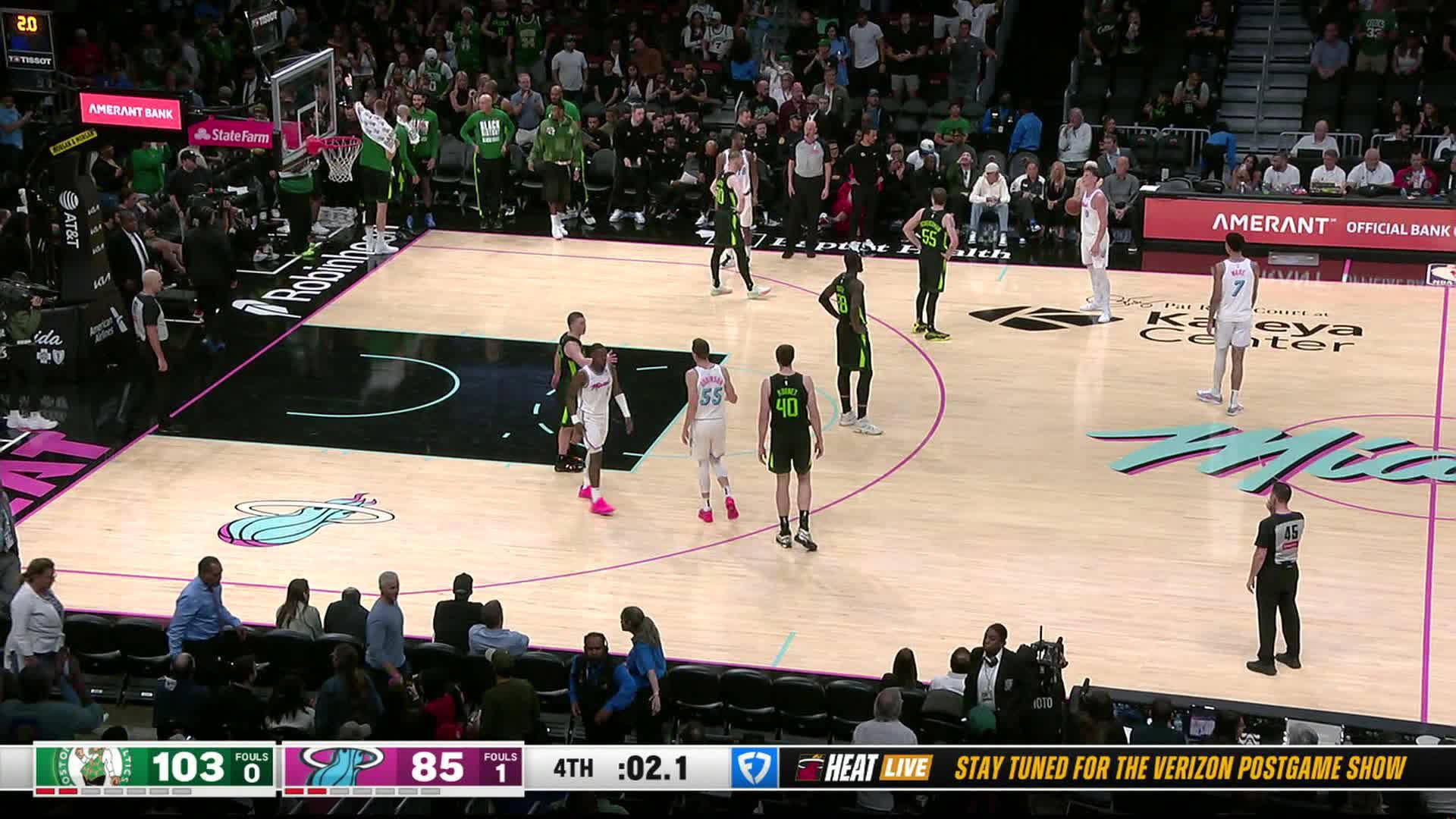 Heat 85-103 Celtics, Wiggins ném 12 trúng 3 khi màn ra mắt