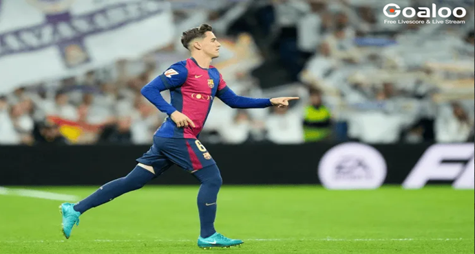 With 2 goals and 3 assists, Gavi has directly participated in 5 of Barcelona's last 8 goals in the Supercopa