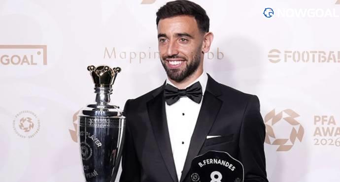 Bruno Fernandes Crowned PFA Players’ Player of the Year After Record-Breaking Season