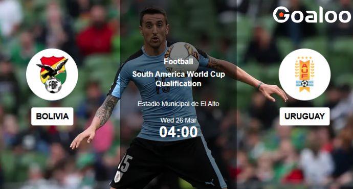Uruguay Favored Against Struggling Bolivia