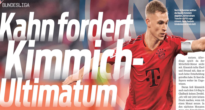 Paris and Liverpool Looking to Sign Kimmich on a Free Transfer; He Informed Bayern's Management of His Desire to Win the Champions League