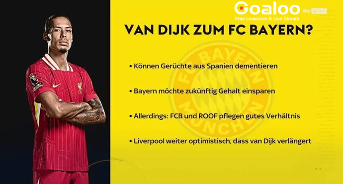 Transfer Rumors: Virgil van Dijk and Bayern Munich