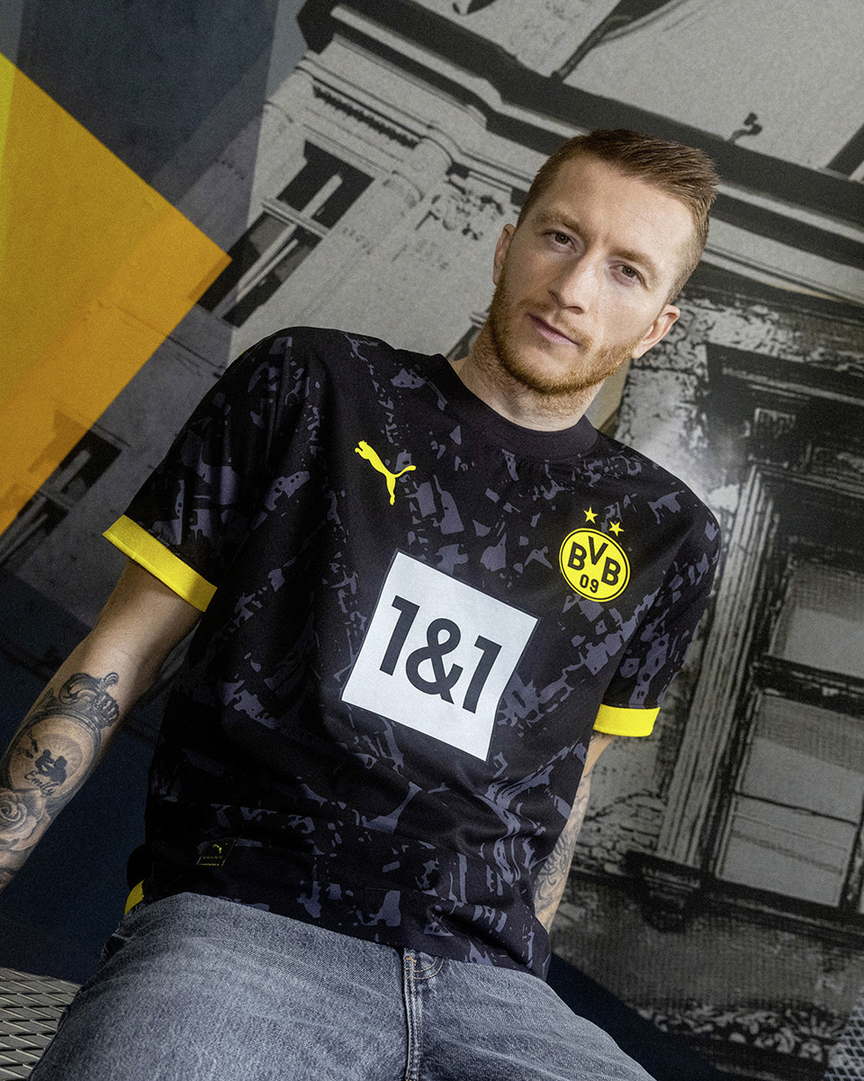 Áo Đấu Sân khách Của Borussia Dortmund 2023-24
