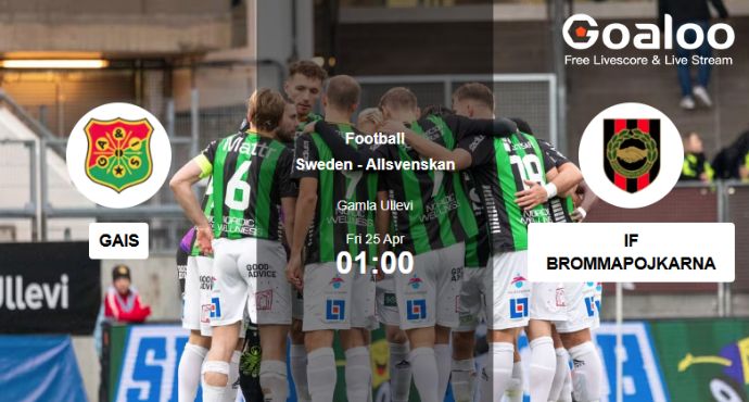 Low-Scoring Affair Likely as GAIS Host Brommapojkarna