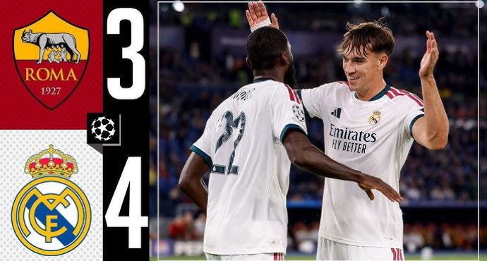 Late Drama in Rome: Real Madrid Complete Stunning 4-3 Comeback