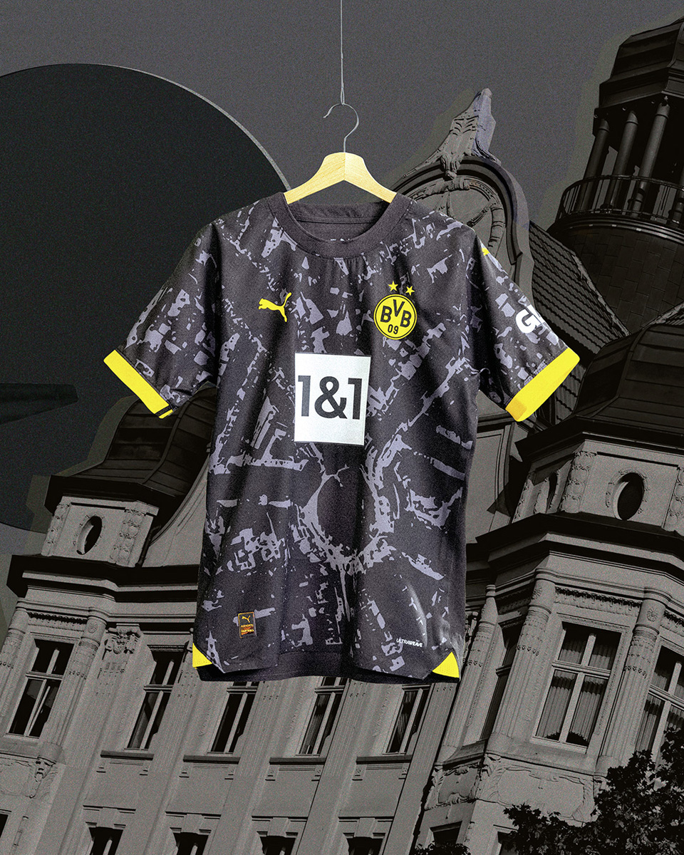 Áo Đấu Sân khách Của Borussia Dortmund 2023-24