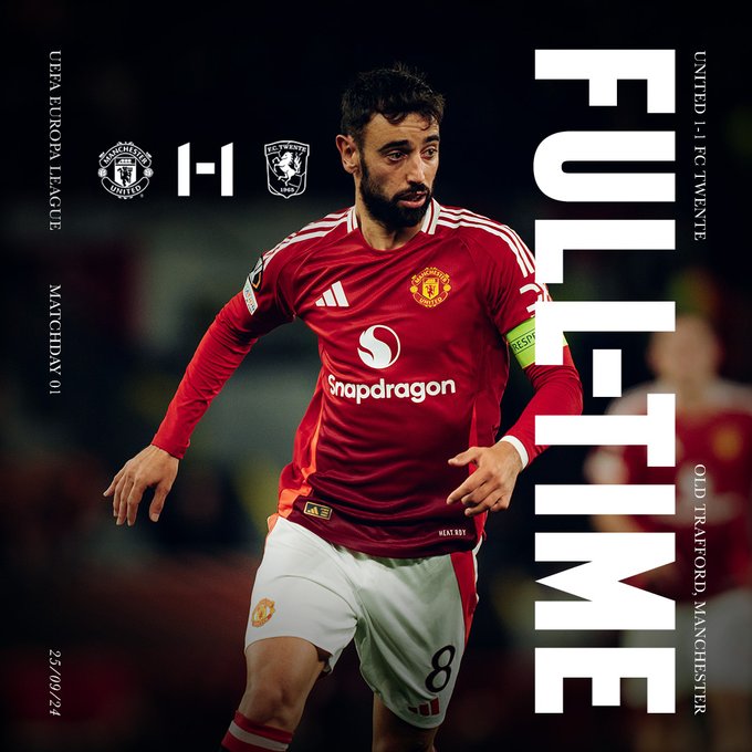 Kết quả Europa League: Manchester United 1-1 Twente Enschede