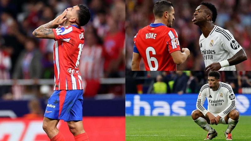 Correa ทำให้เรอัลต้องชะงัก หลังฝูงชนก่อความวุ่นวายจนเกือบทำให้เกมดาร์บี้แมตช์ต้องล่ม