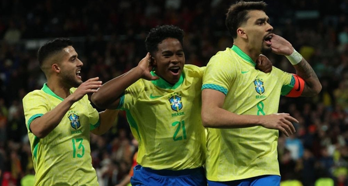 สเปนเฉือนบราซิล 3-3 โรดรีโก้ซัดสองประตู