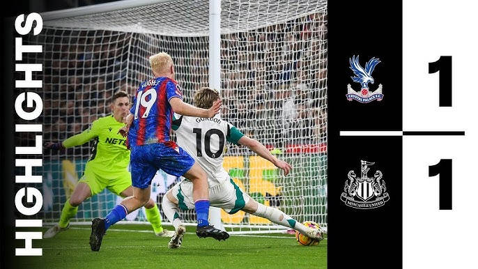Crystal Palace 1-1 Newcastle United