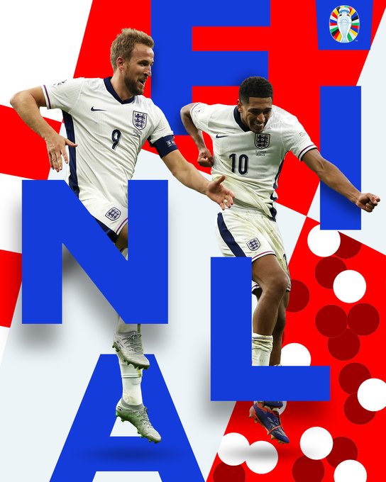 Kết quả EURO 2024: Hà Lan 1-2 Anh