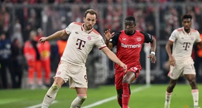 Bayern Dominates 10-Man Leverkusen: Kane Double Seals Crucial First-Leg Win