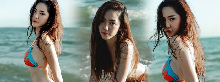 ฝน ชลดา ไอดอลสาวสุดฮอต นุ่งบิกินี่ลงเล่นน้ำ แต่ละชอต... แซ่บสะเด่าจริง ๆ