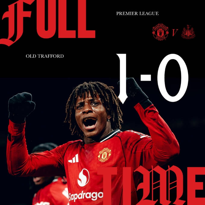 Manchester United 1-0 Newcastle | Dorgu ghi bàn ấn định chiến thắng