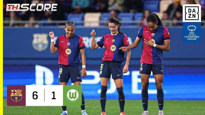 บาร์ซ่าหญิงโหด! ถล่มโวล์ฟสบวร์ก 6-1 รวมสองนัด 10-2 ลิ่วรอบรองฯ ยูฟ่า แชมเปี้ยนส์ลีกหญิง