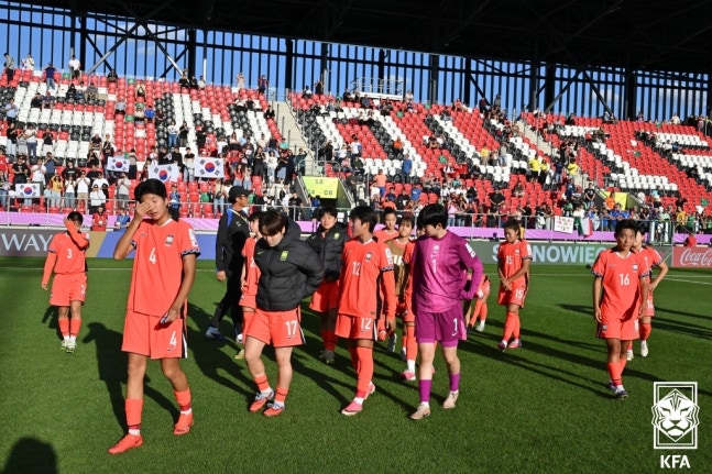 박윤정호, U-20 월드컵 4강 좌절… 이탈리아에 1-3 패배