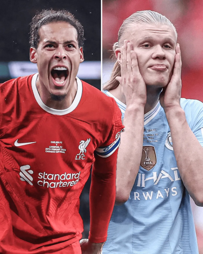 5 chiến thắng và 3 trận hòa! Van Dijk chưa bao giờ thua đội bóng của Haaland trong 8 lần ra sân trong sự nghiệp