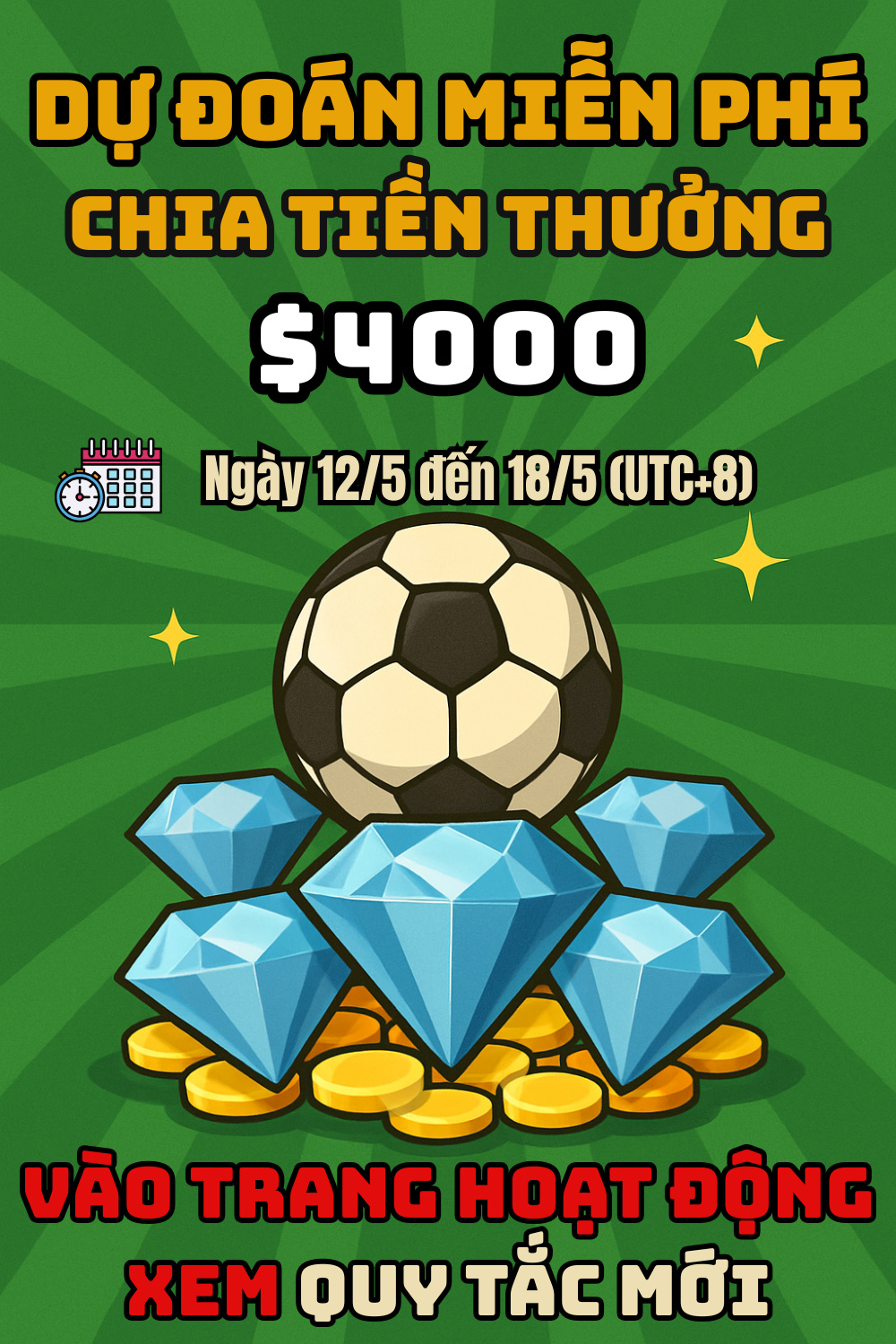 💥Hoạt động dự đoán miễn phí - Cơ hội chia giải thưởng 💰4000 USD! 📆 Kỳ thứ 2