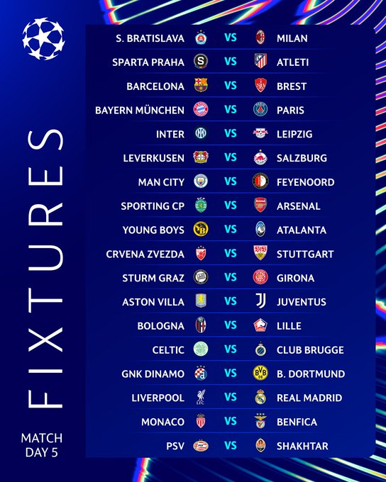 Before MD5 | UEFA Champions League 2024/2025
