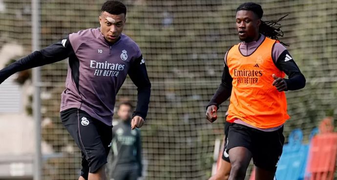 Mbappé Returns to Training, Boosting Real Madrid’s Champions League Hopes Against Bayern