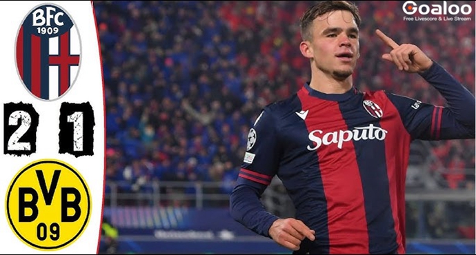 Bologna secured their first-ever Champions League victory, marking their return to the tournament after 60 years