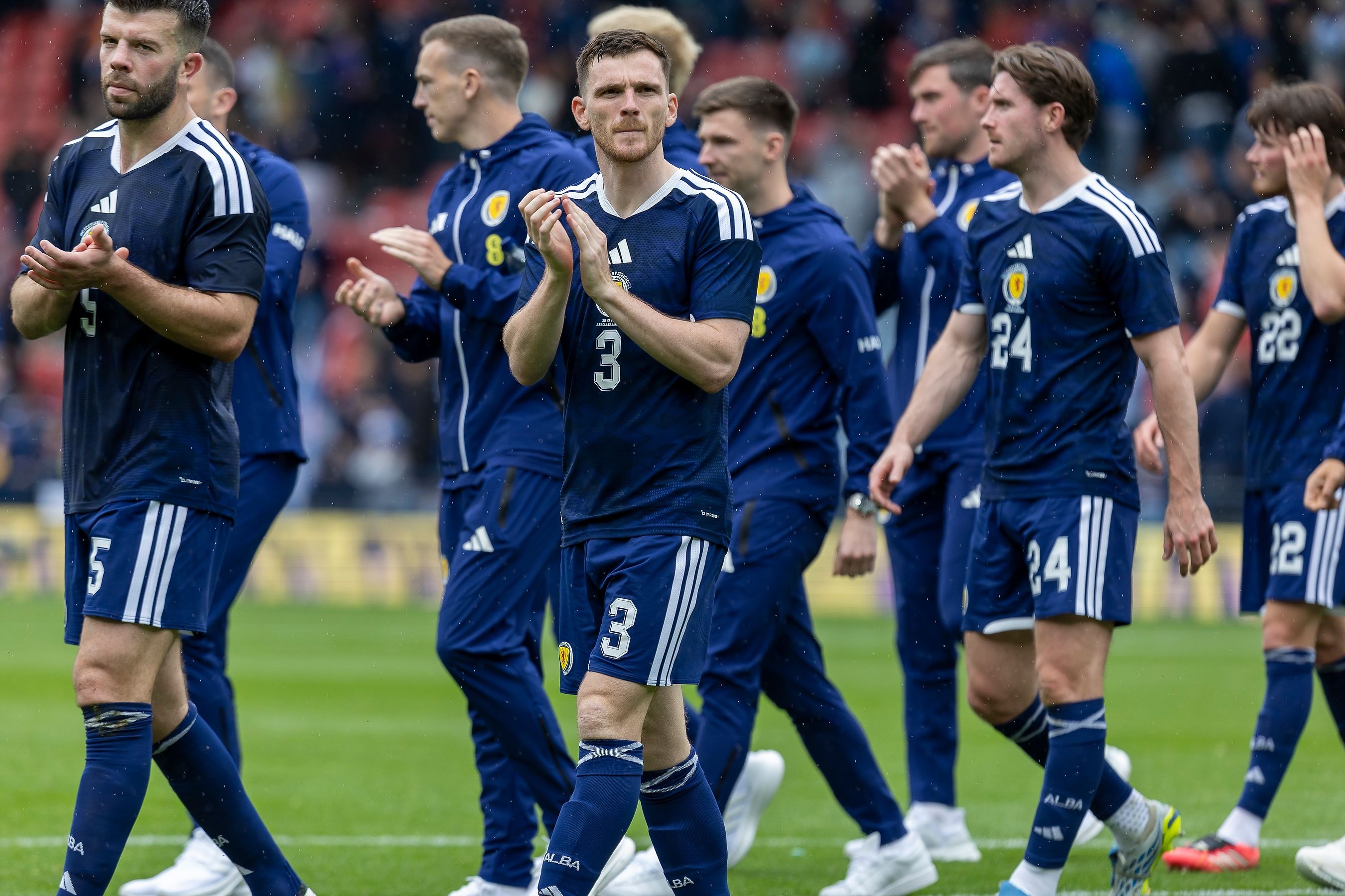 Đội hình xuất phát của Scotland tại World Cup có độ tuổi trung bình là 29 năm và 87 ngày, thấp nhất kể từ trận đấu với Brazil tại World Cup 1990